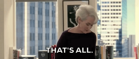 Meryl Streep, Devil Wears Prada, GIF